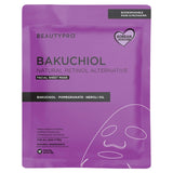 Beauty Pro bakuchiol face mask sheet, vegan skincare, imported from the UK