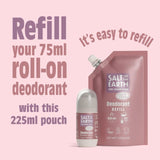 Salt of the Earth natural deodorant refill lavender vanilla 225ml (British brand)
