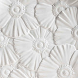 M&S Floral Platter white stoneware 35.5cm - British product
