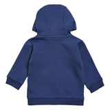 M&S Cotton Zip Hoodie Unisex Dark Blue 9-12 Months, imported from the UK