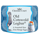 M&S Clarence Court Cotswold Legbar Free Range Blue Mixed Size Eggs 6 Pack- Buy online at McGrocer