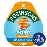 Robinsons Mini Orange No Added Sugar Squash 66ml, imported from the UK