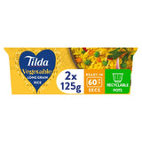 Tilda vegetable long grain rice pot 250g (British brand)