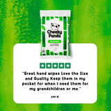 The Cheeky Panda unscented bamboo baby wipes (British brand)