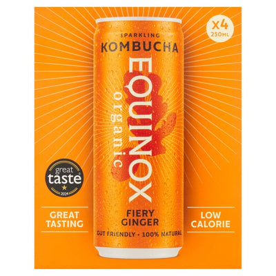 M&S Equinox Organic Fiery Ginger Kombucha Multi-Pack- Buy online at McGrocer