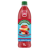 M&S Robinsons Summer Fruits No Added Sugar Squash 1L- Buy online at McGrocer