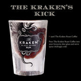 Kraken black spiced rum roast coffee 70cl, UK version