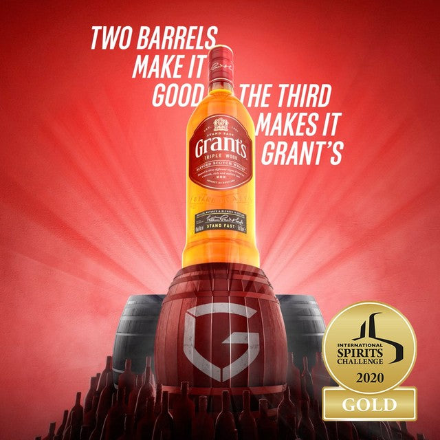 Grant's Triple Wood blended Scotch whisky - British product