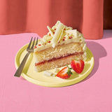 M&S White Chocolate & Strawberry Cake 880g, imported from the UK