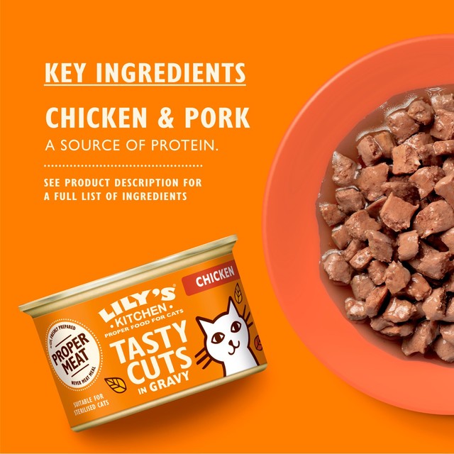 Lily's Kitchen wet cat food chicken 85g, UK version