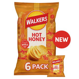 M&S Walkers Hot Honey Potato Crisps Multipack 6 x 25g- Buy online at McGrocer