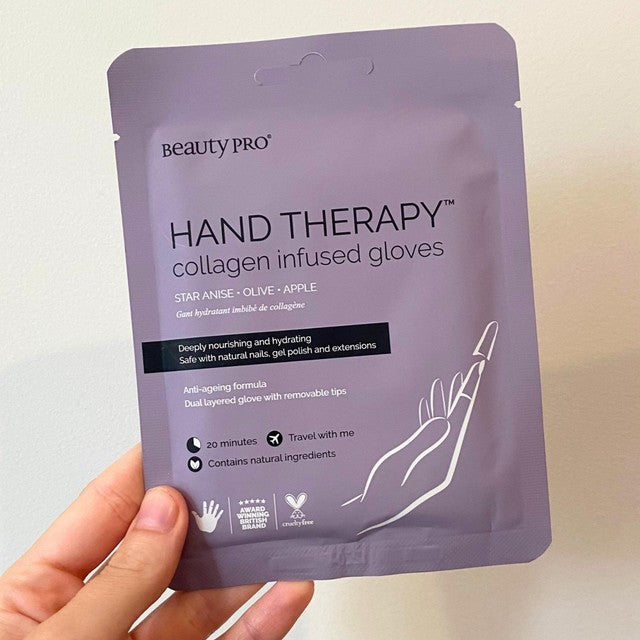 Beauty Pro hand therapy gloves with removable fingertips - British product