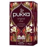 Pukka original chai tea bags 20 pack, imported from the UK