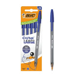 M&S Bic Cristal Large Smooth Glide Blue Ballpoint Pens Pack of 5- Buy online at McGrocer