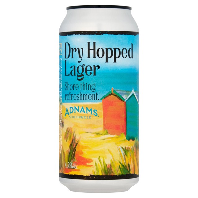 Adnams Dry Hopped Lager can (British brand)