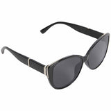 M&S Women's Collection Cat Eye Sunglasses Black, imported from the UK