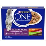 M&S Purina One Mini Fillets Selective Palate Wet Cat Food 8 x 85g- Buy online at McGrocer