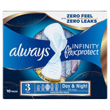 Always Infinity Night Wings Sanitary Towels Size 3 - British product