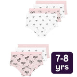 M&S M&S Girls Cotton Stretch Bow Shorts Pink Mix Girls' Shorts 7-8 Years- Buy online at McGrocer