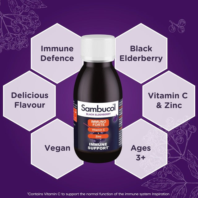 Sambucol Immuno Forte Syrup 120ml (British brand)