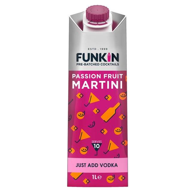 Funkin Passion Fruit Martini Cocktail Mixer 1L - British product