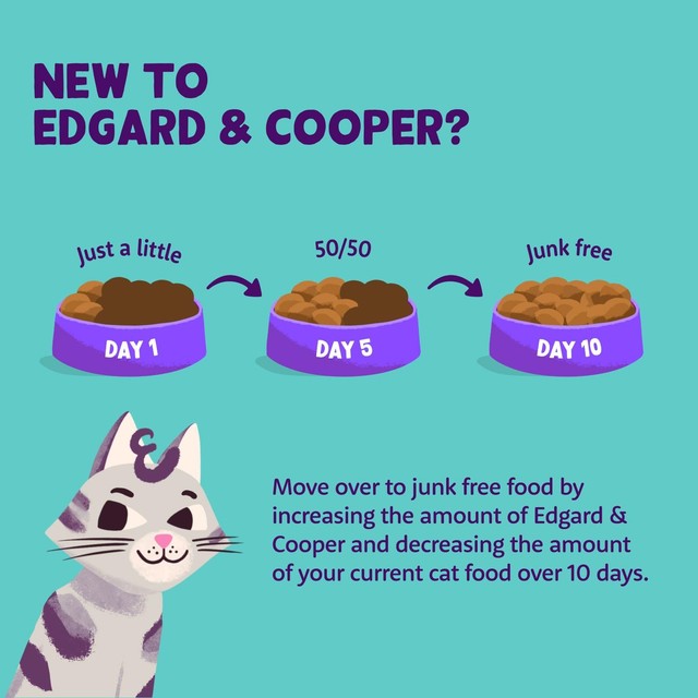 Edgard & Cooper cat dry food adult salmon 2kg - British product