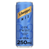 Schweppes Gin Twist cocktail in a can (British brand)