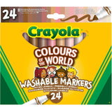 M&S Crayola Colours of the World Washable Markers- Buy online at McGrocer