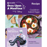 Ocado Disney Little Mermaid shakshuka recipe card, UK version