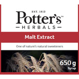 Potters Malt Extract sweetener 650g, imported from the UK