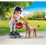 Playmobil toy set My Life Skater with Retriver, imported from the UK