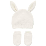 M&S baby hat and mittens, Ecru, 3-6 months, imported from the UK
