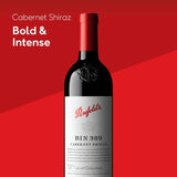 Penfolds Bin 389 Cabernet Shiraz red wine 75cl, imported from the UK
