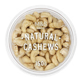 M&S natural cashew nuts 150g, imported from the UK