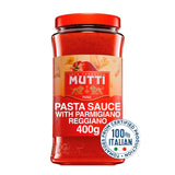 M&S Mutti Tomato and Parmesan Pasta Sauce No Added Sugar 400g- Buy online at McGrocer