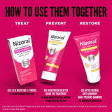 Nizoral anti-dandruff medicated shampoo, imported from the UK