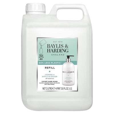 M&S Baylis & Harding Jasmine & Apple Blossom Anti-Bacterial Hand Wash Refill 2L- Buy online at McGrocer