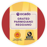 Ocado Parmigiano Reggiano grated cheese 100g, UK version