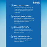 Elliotts double-sided wooden personal care brush, imported from the UK
