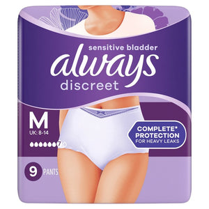Always Discreet Heavy Adult Incontinence Pants Plus Medium