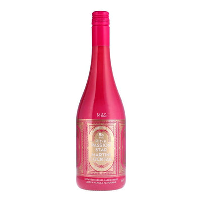 M&S M&S Pink Passion Star Klar til å Drikke Martini Cocktail 75cl - Kjøp online på McGrocer
