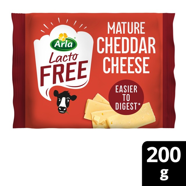 Arla Lactofree Mature Cheddar Cheese 200g - British product
