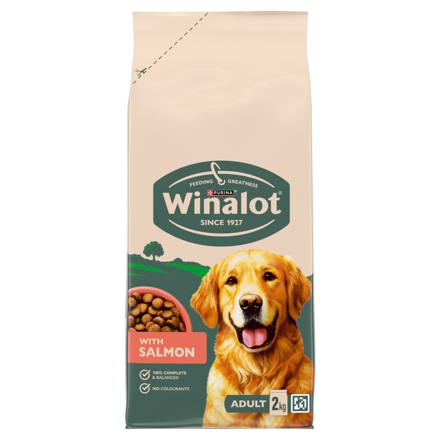 Winalot adult salmon dry dog food (British brand)