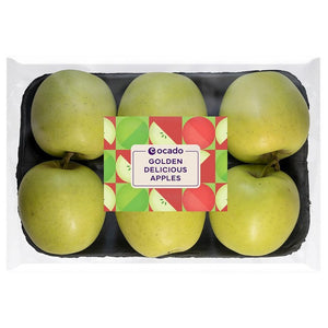 Ocado Golden Delicious Epler Fersk Frukt 6 per pakke