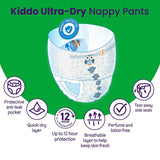 Ocado Kiddo Ultra-Dry Nappy Pants Size 5 (12-18kg), imported from the UK