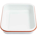 M&S M&S Enamel 29cm Small White Roaster- Buy online at McGrocer