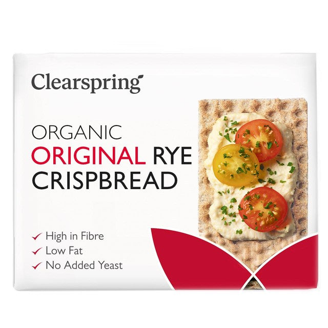 Clearspring Rye Crispbread Original 200g - British product