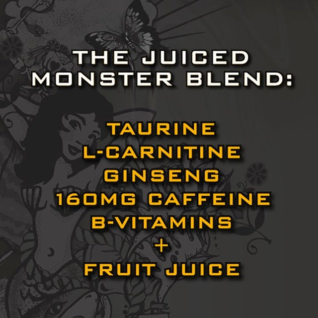 Monster Pipeline Punch energy drink 4x500ml, imported from the UK