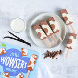Wowsers vanilla and chocolate ice cream lollies 5 x 65ml (British brand)