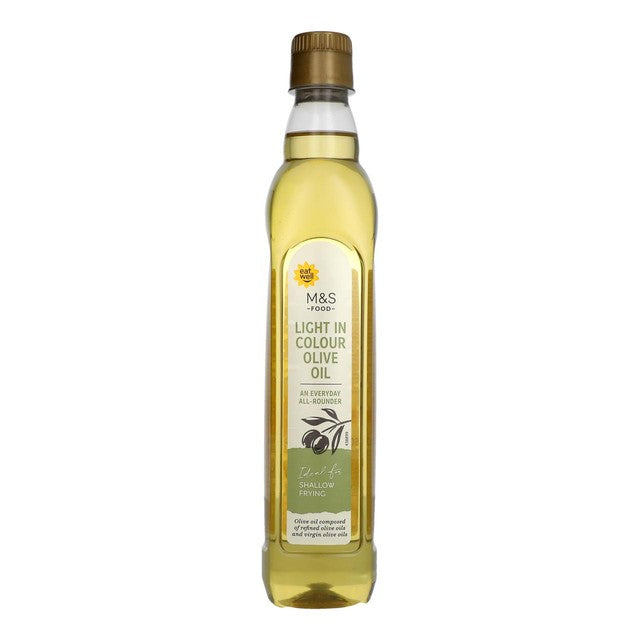 M&S light in colour olive oil 500ml, imported from the UK